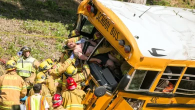 11 Dead in School Bus Accident Outside Middle School in Eastern China