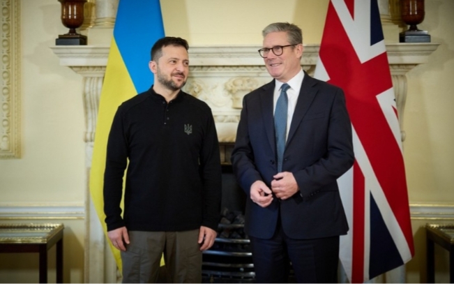 British PM, Ukrainian president discuss victory plan for Kyiv.