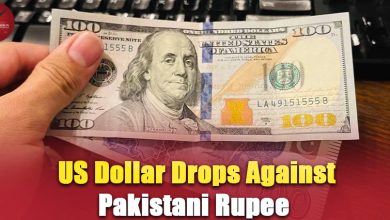 US Dollar Drops Against Pakistani Rupee