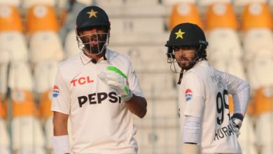 Masood Hits Half-Century as Pakistan Lose Two Wickets in Second Innings