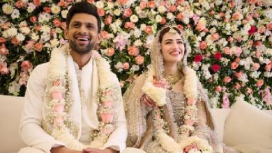 Shoaib Malik and Sana Javed Share New Wedding Photos on Their First Anniversary