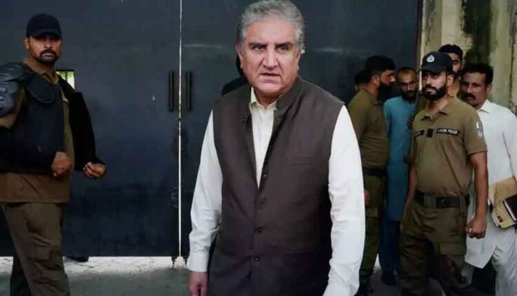 Shah Mahmood Qureshi walks free after Lahore ATC orders release in May 9 cases.