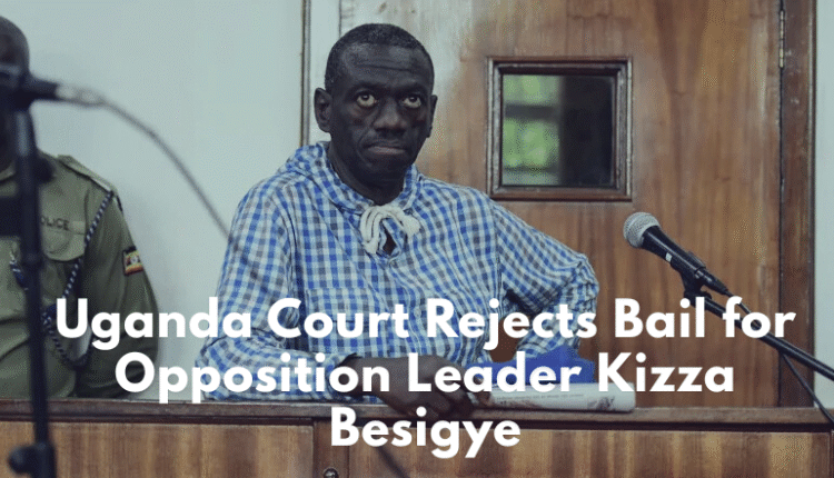 izza Besigye appears in a Ugandan courtroom during bail hearing on treason charges.
