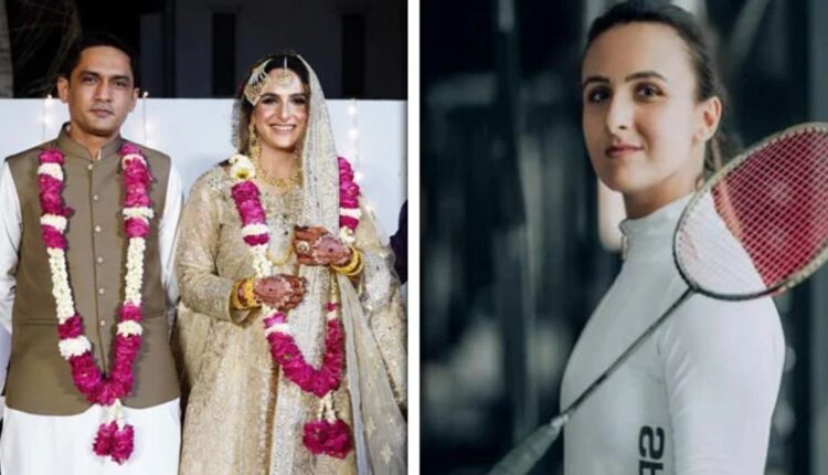 National badminton player Palwasha Bashir tied the knot