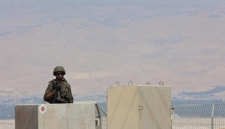 A view of the Allenby Bridge crossing, a critical but now closed link between the West Bank and Jordan.