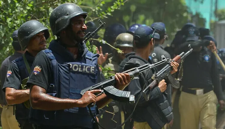 CTD officials displaying seized explosives and detonators from a successful counter-terrorism operation.