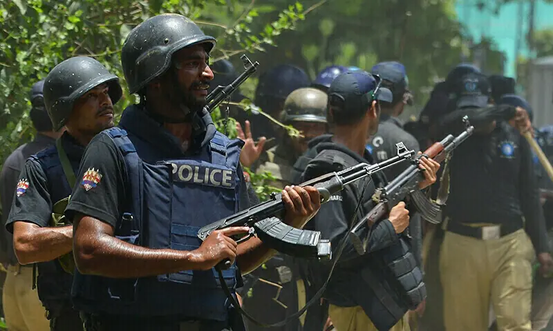 CTD officials displaying seized explosives and detonators from a successful counter-terrorism operation.