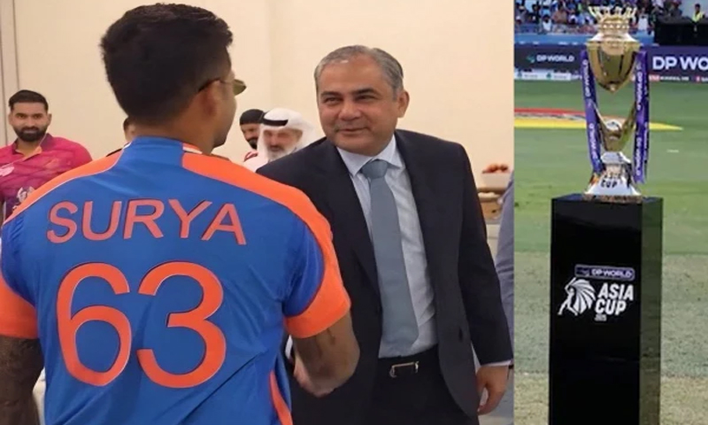 Indian Captain Refuses to Accept Asia Cup Trophy from Mohsin Naqvi, Sparks Controversy