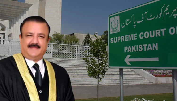 Justice Tariq Mahmood Jahangiri at Supreme Court hearing overturning IHC restriction