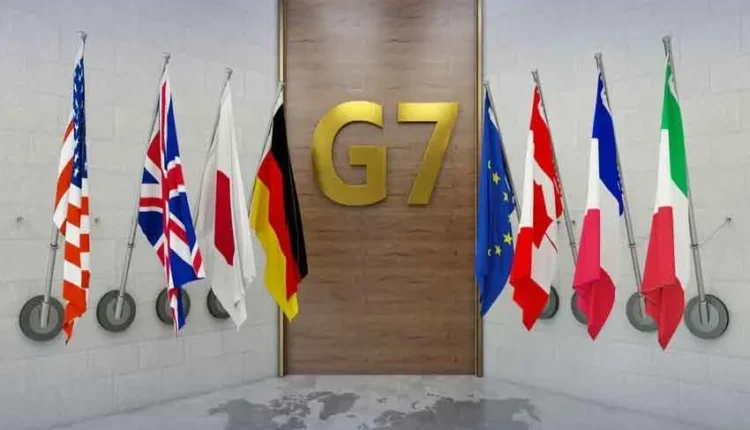 G7 finance ministers on a video call discussing new economic measures against Russia.