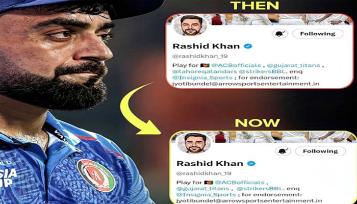 Rashid Khan removes ‘Lahore Qalandars’ from X bio