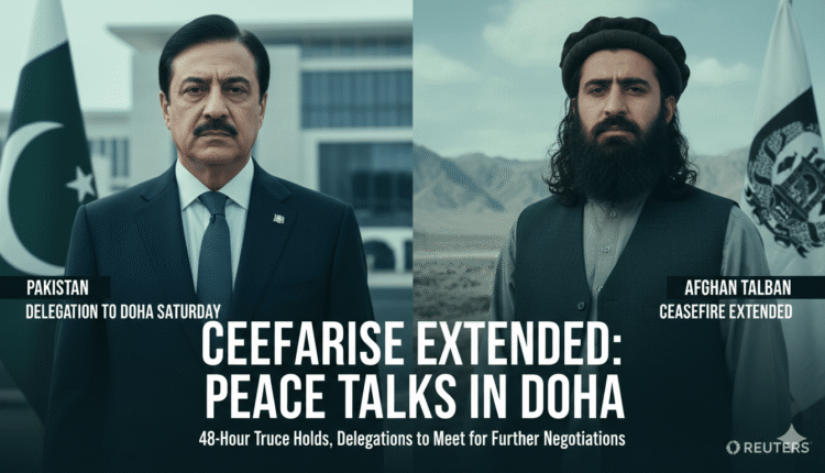 ceasefire extension, peace talks, Pakistan Afghanistan, border tension, Doha negotiations