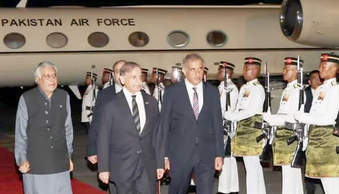 PM Shehbaz arrives in Malaysia on two-day official visit