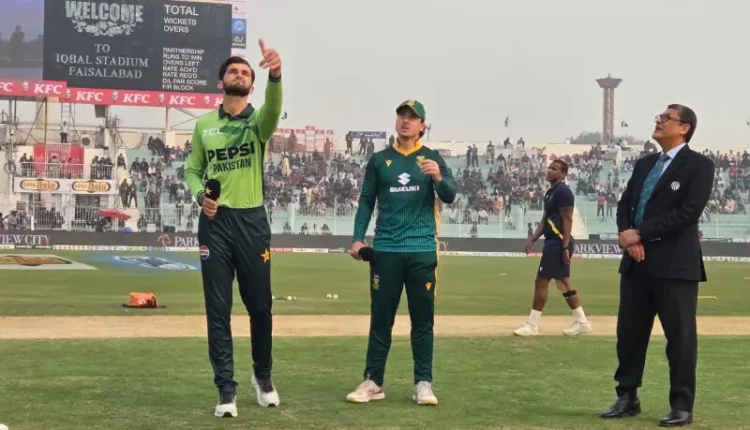 Pakistan vs South Africa, Shaheen Shah Afridi, Faisalabad cricket, Babar Azam, ODI series