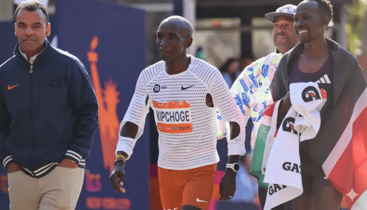 Eliud Kipchoge, marathon, running, charity, inspiration