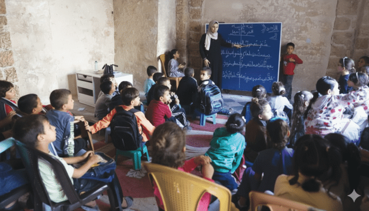 Gaza ceasefire, UNRWA schools, Palestinian children, education in Gaza, war displacement