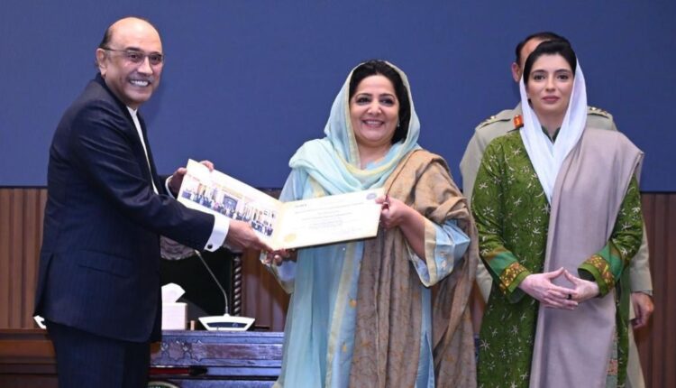 President Zardari addresses participants of NSW-27 at NDU Islamabad