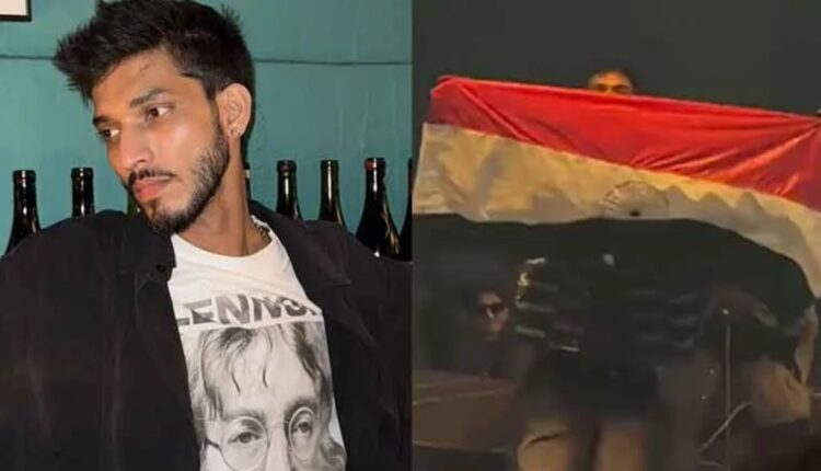 Talha Anjum holds Indian flag at Nepal concert, sparks reaction