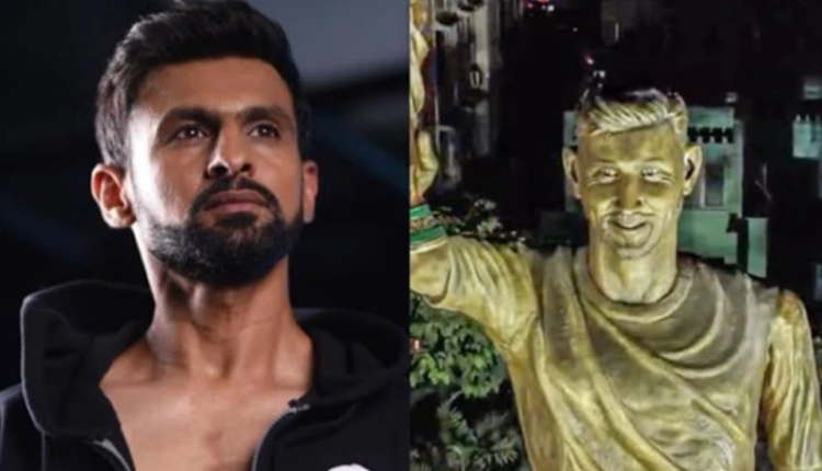 Messi Statue in India Sparks Shoaib Malik Comparisons