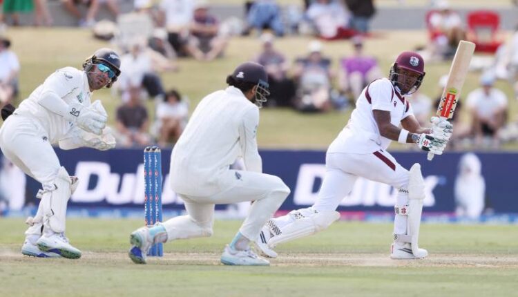 Hodge Holds Firm as West Indies Reach 310 for Four Against New Zealand