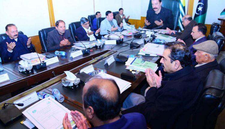 AJK Cabinet Ends ‘Principle Approval’ Practice, Enforces Rules of Business