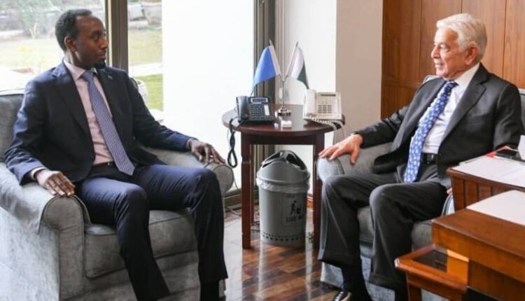Somali Ambassador Calls on Defence Minister Khawaja Asif