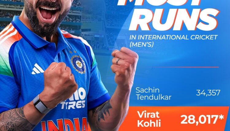 Virat Kohli Cricket Records ODI cricket Sachin Tendulkar Kumar Sangakkara Cricket Milestones India Vs New Zealand