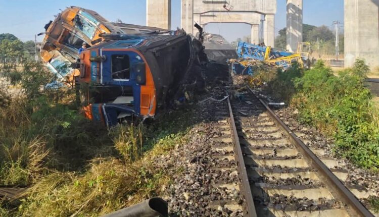 Thailand Train Accident Crane Collapse Train Derailment High Speed Rail Railway Accident Public Safety Infrastructure Failure