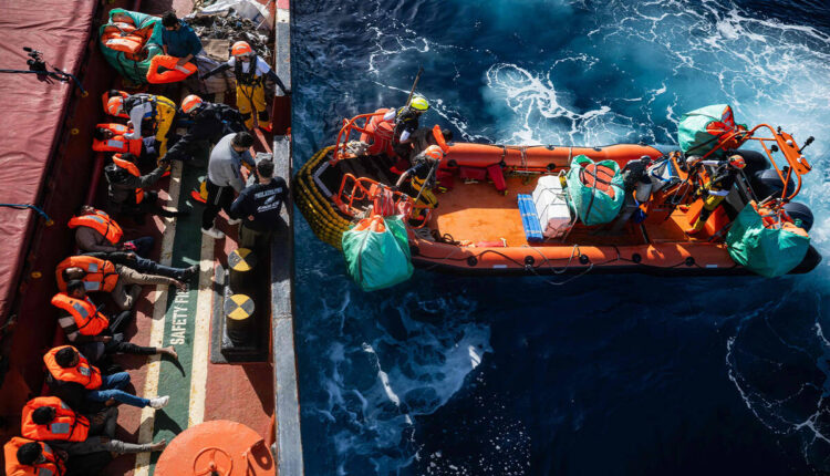 Mediterranean Libya Migrant Rescue Ocean Viking Mission Safe Migration Effort