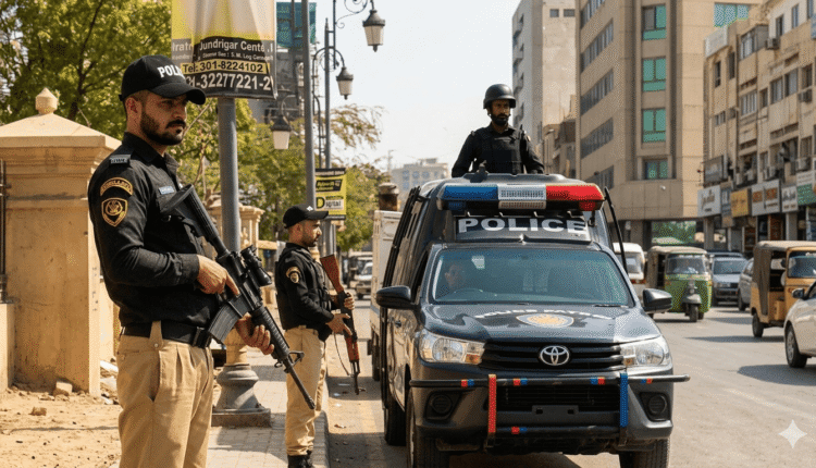Karachi Security Pak Afghan Border Tension Police Alert Public Safety City Security