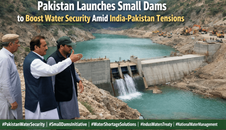 Pakistan Water Security Small Dams Initiative Water Shortage Solutions Indus Waters Treaty National Water Management