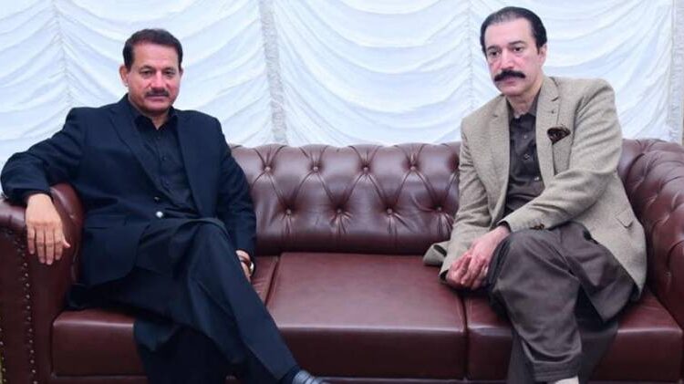 AJK Prime Minister Gujranwala Condolences Visit Military Family Support Faisal Rathore