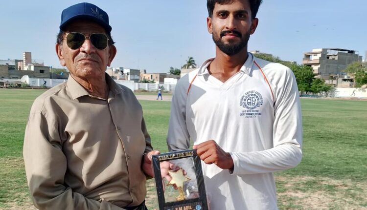 Karachi Cricket Rising Star Cricket Club Inter Club Cricket Zone IV Cricket Muhammad Maaz