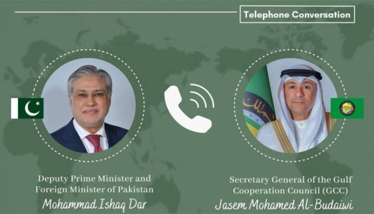 Ishaq Dar GCC Meeting Pakistan GCC Regional Peace Diplomatic Talks
