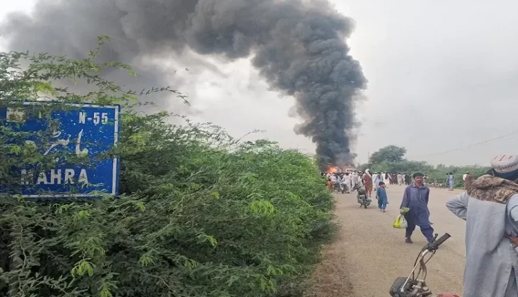 Cargo Truck Fire Maahra DI Khan Indus Highway Fire DI Khan 2026