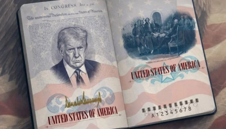 Trump Picture On Passport Limited Edition US Passport 250th Anniversary