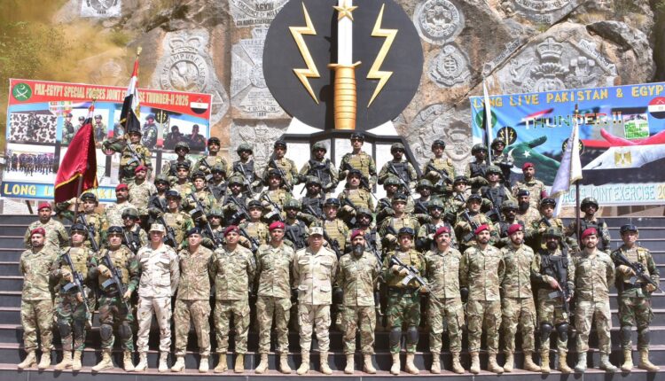 Pakistan Egypt Exercise Thunder II Counter Terrorism Training SSG Pakistan Military Exercise 2026