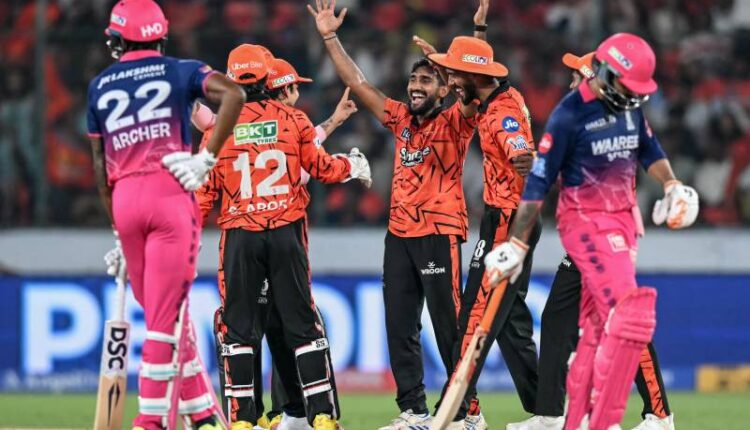 Vaibhav Sooryavanshi Golden Duck IPL 2026 Praful Hinge Debut Three Wickets First Over Sunrisers Hyderabad Beats Rajasthan Royals IPL 2026
