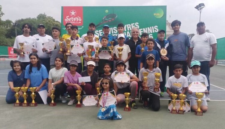 Junior Tennis Pakistan Servis Tyres Championship Junior Champions Lahore Тennis