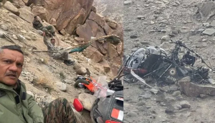 Cheetah Helicopter Indian Army Helicopter Crash Major General Mehta LUH Helicopter