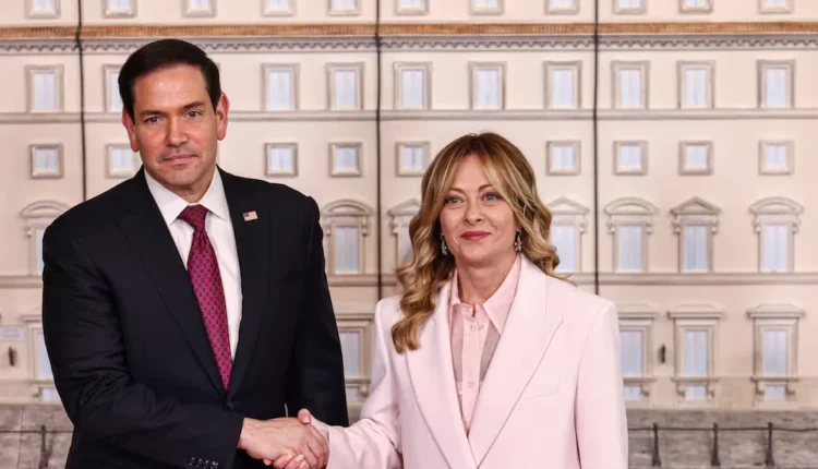 US Italy Relations Marco Rubio Giorgia Meloni NATO Alliance US Foreign Policy Trump vs Europe
