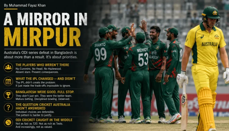 Australia ODI Aus vs Ban IPL vs International Pat Cummins