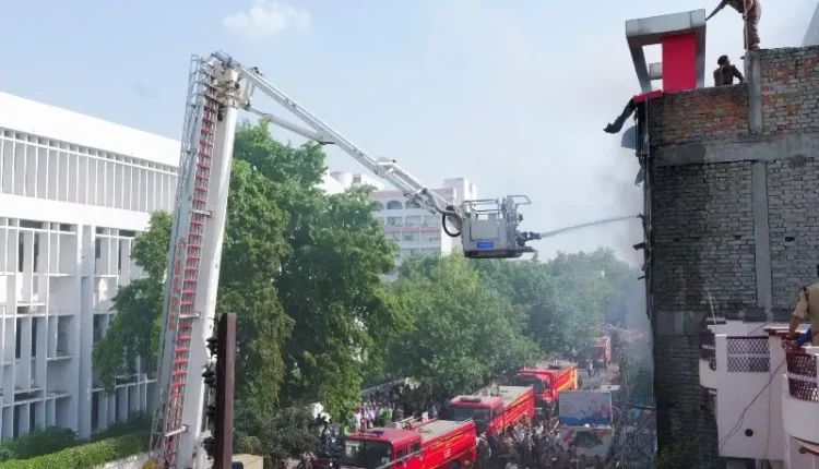 Lucknow Fire Coaching Centre Fire Uttar Pradesh